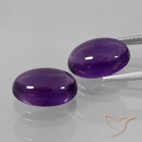 Shop natural 7.74ct Violet moyen Améthyste gems, ovale, from Brésil at GemSelect. In stock, global shipping!