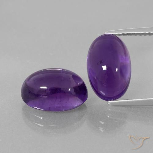 8.85ctw Naturel Violet moyen Améthyste, ovale, Transparent