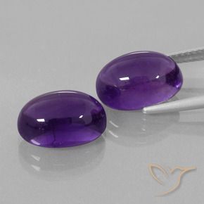 Shop natural 8.85ct Violet moyen Améthyste gems, ovale, from Brésil at GemSelect. In stock, global shipping!