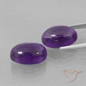 Shop natural 8.14ct Violet moyen Améthyste gems, ovale, from Brésil at GemSelect. In stock, global shipping!