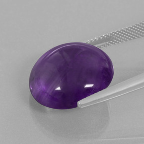Améthyste Violet moyen naturelle Coupe roude, 15.98 ct, Transparent