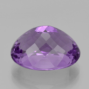 Améthyste Violet naturelle Coupe ovale, 15.28 ct, VVS-VS