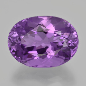 Améthyste Violet naturelle Coupe ovale, 11.94 ct, VVS