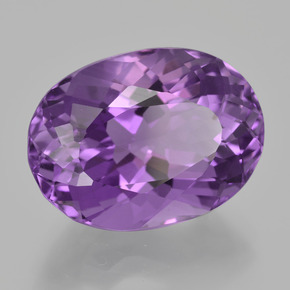Améthyste Violet naturelle Coupe ovale, 11.94 ct, VVS