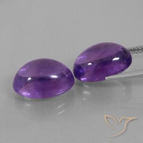 Shop natural 13.78ct Violet moyen-léger Améthyste gems, ovale, from Brésil at GemSelect. In stock, global shipping!
