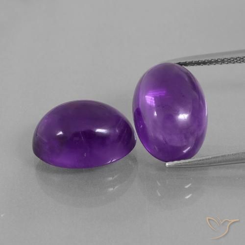 13.84ctw Naturel Violet rougeâtre Améthyste, ovale, Transparent