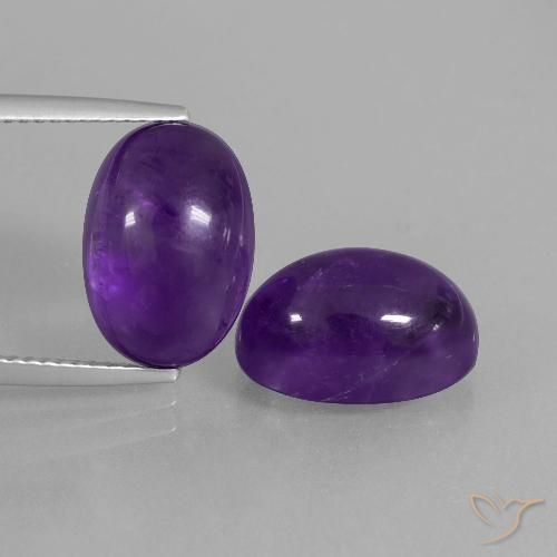 12.64ctw Naturel Violet moyen Améthyste, ovale, Transparent