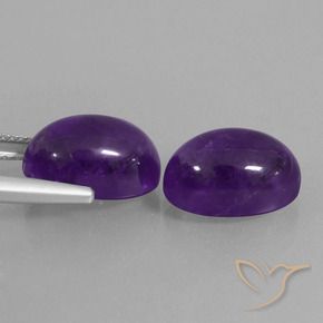 Shop natural 12.64ct Violet moyen Améthyste gems, ovale, from Brésil at GemSelect. In stock, global shipping!