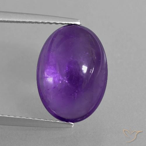 6.23ct Naturel Violet moyen-léger Améthyste, ovale, Transparent