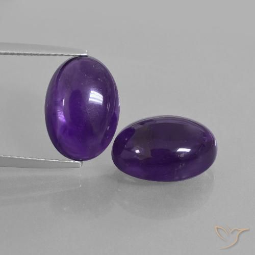 12.94ctw Naturel Violet moyen Améthyste, ovale, Transparent