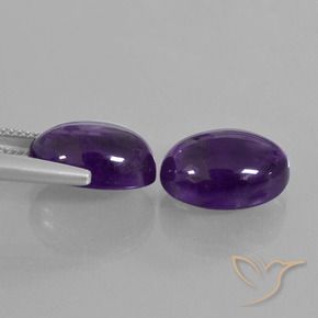 Shop natural 12.94ct Violet moyen Améthyste gems, ovale, from Brésil at GemSelect. In stock, global shipping!