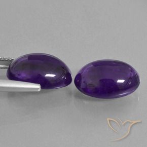 Shop natural 11.97ct Violet foncé Améthyste gems, ovale, from Brésil at GemSelect. In stock, global shipping!