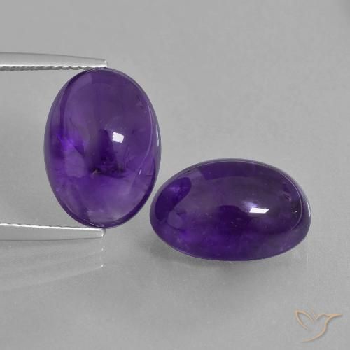 13.30ctw Naturel Violet moyen Améthyste, ovale, Transparent