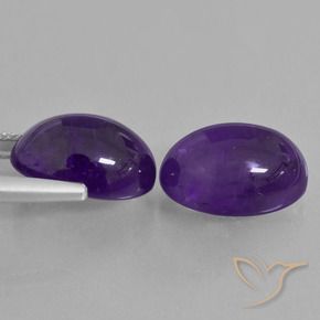 Shop natural 13.30ct Violet moyen Améthyste gems, ovale, from Brésil at GemSelect. In stock, global shipping!