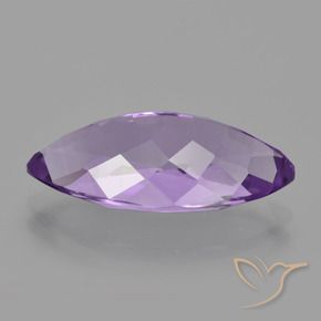 Améthyste Violet moyen naturelle Marquise, 6.24 ct, VS
