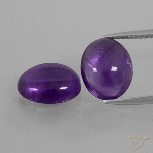 Shop natural 6.62ct Violet moyen Améthyste gems, ovale, from Brésil at GemSelect. In stock, global shipping!