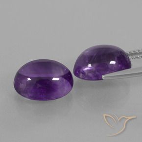 Shop natural 7.69ct Violet moyen Améthyste gems, ovale, from Brésil at GemSelect. In stock, global shipping!