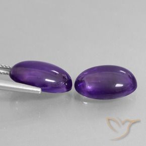 Shop natural 11.00ct Violet moyen Améthyste gems, ovale, from Brésil at GemSelect. In stock, global shipping!