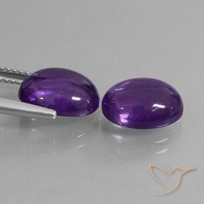 Shop natural 6.73ct Violet foncé Améthyste gems, ovale, from Brésil at GemSelect. In stock, global shipping!