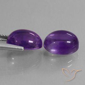 Shop natural 8.76ct Violet moyen Améthyste gems, ovale, from Brésil at GemSelect. In stock, global shipping!