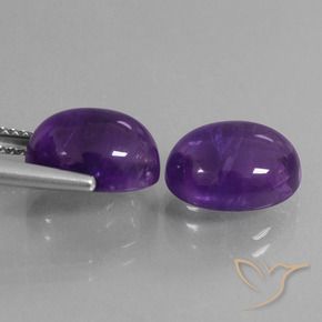 Shop natural 8.83ct Violet foncé Améthyste gems, ovale, from Brésil at GemSelect. In stock, global shipping!