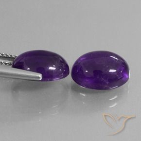 Shop natural 8.01ct Violet moyen Améthyste gems, ovale, from Brésil at GemSelect. In stock, global shipping!
