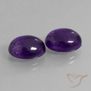 Shop natural 7.63ct Violet foncé Améthyste gems, ovale, from Brésil at GemSelect. In stock, global shipping!