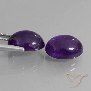 Shop natural 7.63ct Violet foncé Améthyste gems, ovale, from Brésil at GemSelect. In stock, global shipping!