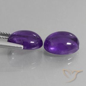 Shop natural 7.61ct Violet moyen Améthyste gems, ovale, from Brésil at GemSelect. In stock, global shipping!