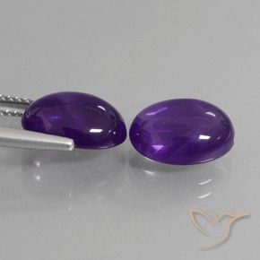 Shop natural 6.68ct Violet moyen Améthyste gems, ovale, from Brésil at GemSelect. In stock, global shipping!