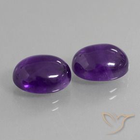 Shop natural 8.08ct Violet moyen Améthyste gems, ovale, from Brésil at GemSelect. In stock, global shipping!