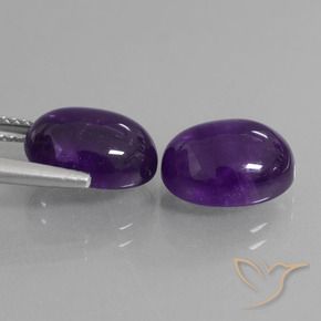Shop natural 8.08ct Violet moyen Améthyste gems, ovale, from Brésil at GemSelect. In stock, global shipping!