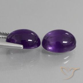 Shop natural 7.99ct Violet foncé Améthyste gems, ovale, from Brésil at GemSelect. In stock, global shipping!