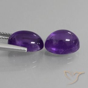 Shop natural 7.33ct Violet foncé Améthyste gems, ovale, from Brésil at GemSelect. In stock, global shipping!