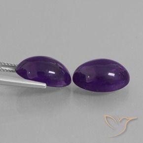 Shop natural 12.30ct Violet foncé Améthyste gems, ovale, from Brésil at GemSelect. In stock, global shipping!