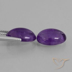Shop natural 10.95ct Violet moyen Améthyste gems, ovale, from Brésil at GemSelect. In stock, global shipping!