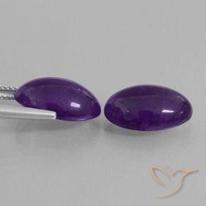 Shop natural 10.63ct Violet moyen Améthyste gems, ovale, from Brésil at GemSelect. In stock, global shipping!