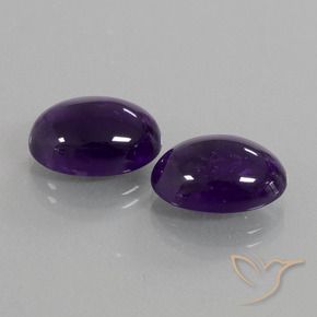 Shop natural 12.34ct Violet foncé Améthyste gems, ovale, from Brésil at GemSelect. In stock, global shipping!