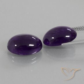 Shop natural 12.34ct Violet foncé Améthyste gems, ovale, from Brésil at GemSelect. In stock, global shipping!