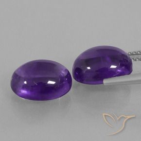 Shop natural 7.85ct Violet moyen Améthyste gems, ovale, from Brésil at GemSelect. In stock, global shipping!