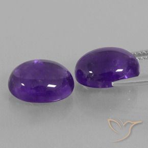 Shop natural 7.52ct Violet moyen Améthyste gems, ovale, from Brésil at GemSelect. In stock, global shipping!