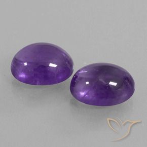 Shop natural 7.53ct Violet moyen-léger Améthyste gems, ovale, from Brésil at GemSelect. In stock, global shipping!