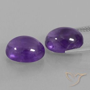 Shop natural 7.53ct Violet moyen-léger Améthyste gems, ovale, from Brésil at GemSelect. In stock, global shipping!