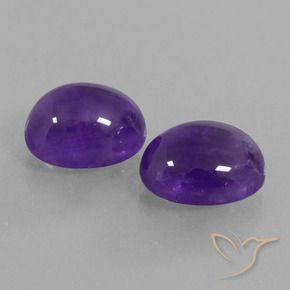 Shop natural 7.95ct Violet moyen Améthyste gems, ovale, from Brésil at GemSelect. In stock, global shipping!