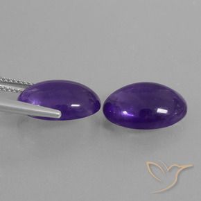 Shop natural 10.31ct Violet foncé Améthyste gems, ovale, from Brésil at GemSelect. In stock, global shipping!