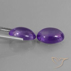 Shop natural 10.67ct Violet moyen Améthyste gems, ovale, from Brésil at GemSelect. In stock, global shipping!