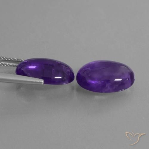 Shop natural 10.26ct Violet moyen Améthyste gems, ovale, from Brésil at GemSelect. In stock, global shipping!