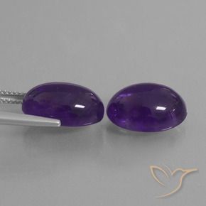 Shop natural 13.54ct Violet foncé Améthyste gems, ovale, from Brésil at GemSelect. In stock, global shipping!