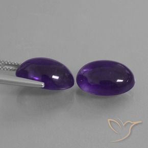 Shop natural 12.53ct Violet foncé Améthyste gems, ovale, from Brésil at GemSelect. In stock, global shipping!