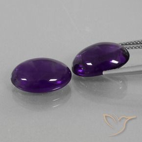 Shop natural 10.34ct Violet foncé Améthyste gems, ovale, from Brésil at GemSelect. In stock, global shipping!